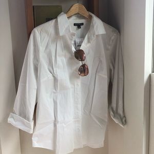 J Crew Mercantile white L/S shirt